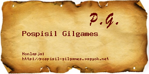Pospisil Gilgames névjegykártya